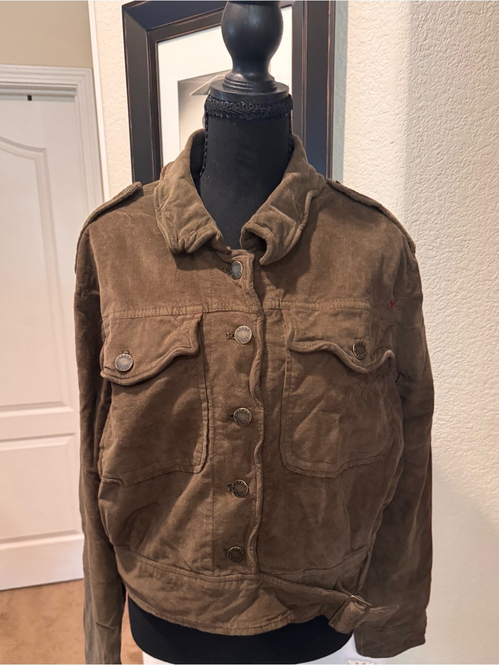 Free People Women’s Olive Brown jacket